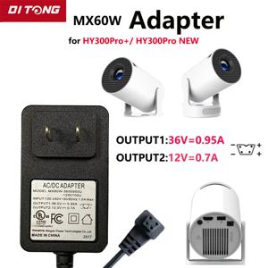 HY300Pro+ 프로젝터, 36V/0.95A 및 12V/0.7A에 적합한 DITONG MX60W 전원 공급 장치