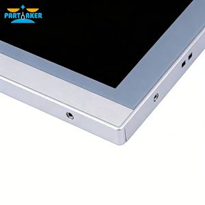 Partaker 19 인치 산업용 디스플레이 모니터 J1900 J6412 I3 I5 I7 패널 PC VGA HD RS232 디스플레이 1920*1080 저항 터치 스크린