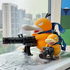 9/15cm 핫 애니메이션 개틀링 건 사이덕 스탠딩 포즈 액션 피규어 수집 모델 자동차 장식 데스크탑 장식품 장난감 축제 선물