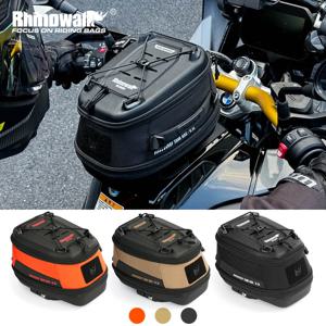 라이노워크 오토바이 탱크백 마그네틱 퀵 릴리즈 6.5L 모터사이클 러기지 레인커버 포함 BMW KTM 베넬리 혼다 CFMOTO 두카티용