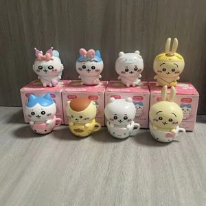 새로운 치카와 블라인드 박스 COS 산리오 인형 피규어 장식품 모델 우사기 하치와레 핸드 모델 장난감 블라인드 박스 귀여운 친구 선물