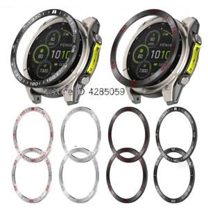 Garmin Fenix ​​8 용 금속 링 베젤 Fenix8 SOLAR 51mm 쉘 프레임 보호 케이스 베젤 용 AMOLED 51mm 스마트 시계 범퍼 커버