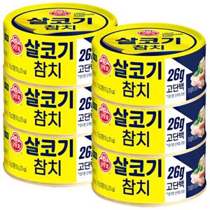 오뚜기 살코기 참치 135g 6개