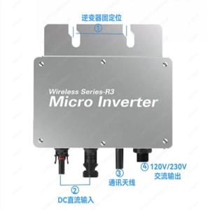 인버터 WVC-400W 내장형 MPPT 태양광 발전 그리드 연결형 마이크로 인버터 Wi-Fi 휴대폰