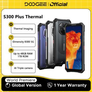 월드 프리미어 DOOGEE S300 Plus 열화상 5G 러기드폰 열화상 이미징 12GB 1TB 6.78인치 화면 11000mAh 안드로이드 16 휴대폰