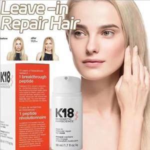 K18 150ml 50ml 리브인 분자 복구 헤어 마스크 딥 컨디셔닝 케라틴 트리트먼트 모발 유연 및 건강한 모발 관리
