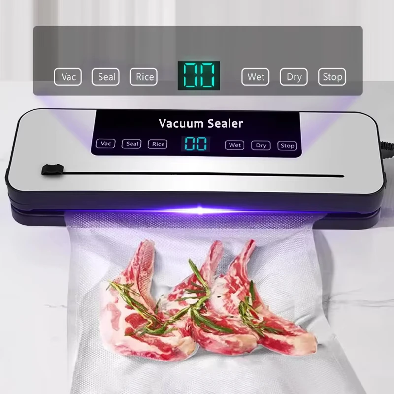 30CM 반자동 전기 진공 포장기(커터 포함) 상업용 주방 음식 보관 포장기 (주방 및 식당용)