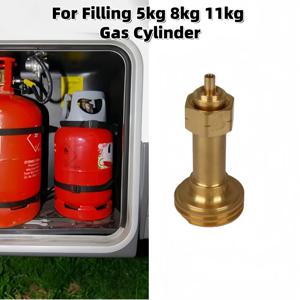RV 아크메 LPG 탱크 어댑터 해변 바베큐 LPG 자동차 가스 GPL 가스통 5kg 8kg 11kg 가스통 충전용 액세서리