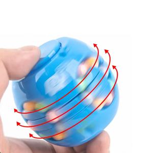 재미있는 플라스틱 매직빈 큐브 스피너 핑거 자이로 3D 회전볼 스트레스 해소용 회전볼