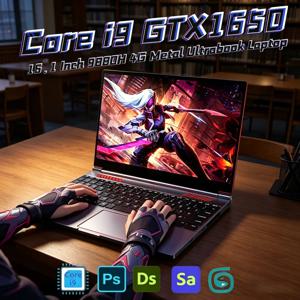 엘리트 16.1인치 게이밍 노트북 컴퓨터 RTX4050 6G 인텔 코어 I9-13900H I9-10885H 윈도우11 RAM 최대 64GB DDR4 2*M.2 NVME 4TB SSD