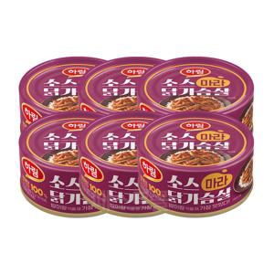 하림 소스 닭가슴살 마라 135g 6개