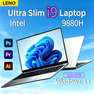 레노 2026 신형 15.6인치 인텔 코어 i9-9880 4K HD 노트북 울트라 슬림 게이밍 노트북 1920*1080 윈도우 11 오피스 학습 가정용