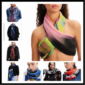 Bufanda larga estampada para mujer, chales a la moda, gran variedad, Primavera y otoino, Venta al por 시장