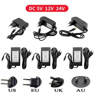 DC 5V 12V 24V 전원 공급 장치 어댑터 5 12 24 볼트 AC 110V - 220V 조명 변압기 1A 2A 3A 4A 5A 6A 8A 10A CCTV 용 LED 드라이버