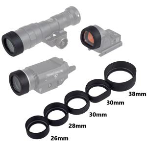 M300 M600 X300 X300V MR SR 헌팅 라이트 LED 손전등 AD 렌즈 가드 26MM 28MM 30MM 38MM용 전술 보호대