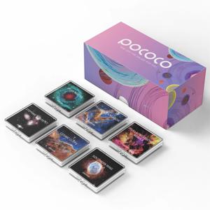 고정 별 및 성운 - POCOCO Galaxy 프로젝터용 디스크, 5k Ultra HD, 6개(프로젝터 없음)