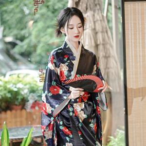 일본 전통 유카타 기모노, 오비 빈티지 이브닝 드레스, 게이샤 기모노, 여성 무대 쇼, 코스튬 코스프레