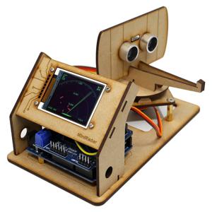 Arduino 로봇 DIY 키트 오픈 소스 프로그래밍 가능 장난감 용 초음파 레이더에 1.8 TFT 스크린 TS90A가있는 레이더 감지 로봇