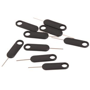 10 개/몫 범용 Sim 카드 트레이 핀 꺼내기 제거 바늘 오프너 이젝터 전화 7 6S 6 Plus 5 For Huawei For Xaomi