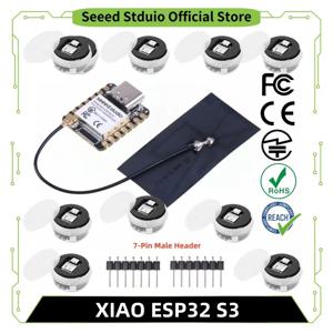 시드 스튜디오 XIAO ESP32S3 1개/10개 ESP32 S3 개발 보드, 2.4GHz Wi-Fi, BLE, 듀얼 코어, 4GHz 로드 안테나, 배터리 충전 지원
