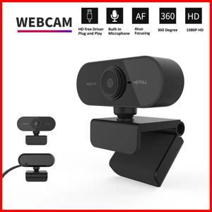 마이크가 포함된 1080P HD 미니 웹캠, USB 인터페이스는 라이브 화상 통화 회의에 적합한 노트북 데스크탑 컴퓨터를 지원합니다.