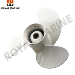 6G1-45943-00 프로펠러 8 1/2x7 1/2-N 적합 Yamaha 선외기 엔진 6HP 8HP F6 F8 F9.9 알루미늄 7 톱니 스플라인 RH 6G1-45943-00-EL