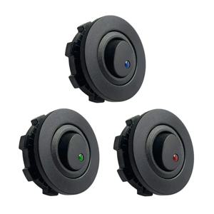 ON/OFF 원형 로커 토글 LED 스위치 3핀 12V 20A 자동차 대시보드 보트 트럭 푸시 버튼 스위치