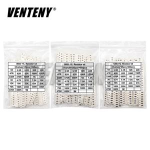 660pcs 1206 1% SMD 저항기 0805 0603 저항기 모듬 키트 33 값 각 20pcs 1R-1M 10K 100K 1K 100R 저항 세트