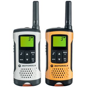 모토로라 TLKR-T50 워키토키 LCD 스크린, 8 채널, 6km 범위의 야외 탐험에 이상적인 라디오 T50