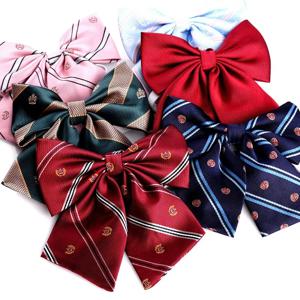 학교 유니폼 여성 Bowtie 리본 Led 로프 새로운 넥타이 수제 여자 의류 셔츠 여성을위한 나비 나비 넥타이