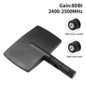 고이득 8dBi 2.4GHz Wifi 블루투스 Wlan 무선 MIMO 안테나 외부 라우터 공중 지향성 신호 부스터 강화기