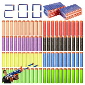 7.2cm 200pcs EVA 소프트 총알 다트 라운드 헤드 리필 스폰지 다트 어린이 어린이 장난감 총 총알 EVA N-스트라이크 블래스터