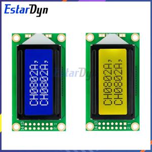 Estardyn 0802 LCD 8x2 문자 LCD 디스플레이 모듈 Arduino용 5V LCM 파란색 백라이트