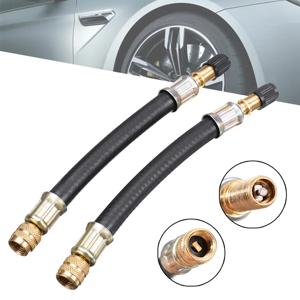 1Pcs 210mm 트윈 휠 트럭 밴 버스 자동차 자전거 액세서리용 유연한 고무 타이어 밸브 연장기