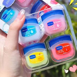 8/6/4PCS 립밤 보습 립스틱 베이스 모이스처라이저 메이크업 천연 식물 안티 크래킹 립 케어 바셀린 립밤