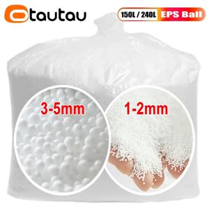 OTAUTAU EPS 볼 필러, 3 피트 빈백 푸프, 3-5mm 폴리에스터 베개 쿠션, 빈백 의자 설경 TL001, 240L