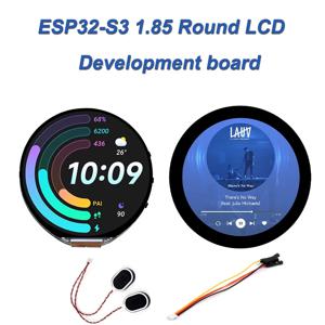 Waveshare ESP32-S3 IPS 원형 디스플레이 개발 보드, 360x360 TFT LCD 지지대, Wi-Fi 블루투스, HMI, LVGL, GUI용, 1.85 인치
