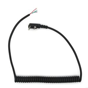 워키 토키 스피커 마이크 케이블 내구성 마모 방지 Kenwood TK-240 Linton 용 Baofeng UV5R 용 70cm 스피커 마이크 와이어