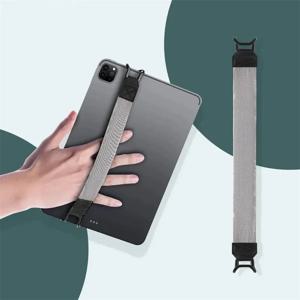 iPad 10.2 10.5 11용 핸드 스트랩 태블릿 스탠드 홀더 iPad/Xiaomi/Samsung용 일반 가죽 핸들 그립 보안 핸드 스트랩