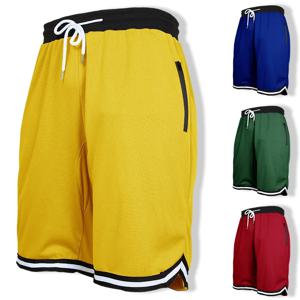 6 가지 색상 남성용 체육관 스포츠 조깅 반바지 통기성 땀 흡수 빠른 건조 야외 달리기 농구 훈련 해변 피트니스