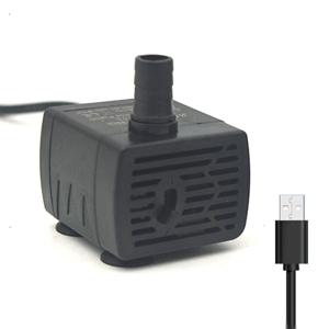울트라 조용한 USB 수족관 물고기 탱크 여과 펌프 미니 애완 동물 분수 잠수정 조절 흐름 물 순환 펌프 5V 5W