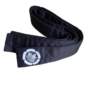 Iaido Obi 벨트 검도 Kyudo Aikido Laiko 허리띠 전통 일본 사무라이 검 무술 용 액세서리 Oda Kamon