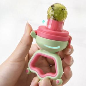 아기 물린 재미있는 과일 먹이 장치 아기 니퍼 과일 먹이 장치 연삭 막대 과일 및 야채 물린 가방 베이브 것들