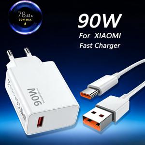 90W USB 충전기 USB 고속 충전 휴대폰 어댑터 퀵 차지 3.0 벽면 어댑터 아이폰 화웨이 샤오미 15 프로 삼성 충전기용