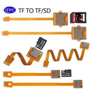 TPC 마이크로 SD 메모리 카드 키트 남성-여성 연장 케이블 소프트 리본 플랫 마이크로 SD/TF 카드 FPC 케이블 연장기 10/25/30cm
