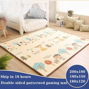 무독성 두꺼운 180x120cm 아기 활동 매트 EPE 아기 활동 체육관 놀이 매트 어린이 안전 매트 러그