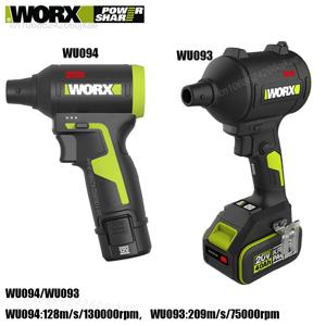 워크스 무선 전기 먼지 청소기 브러시리스 WU093 20v 75000rpm 최대 209m/s 2.8N WU094 12v 128m/s 130000rpm 2.5N 셰어 크레스