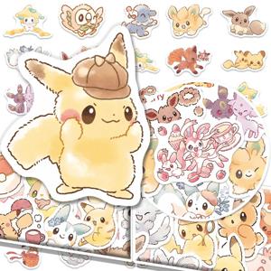 80pcs 포켓몬 애니메이션 스티커 피카추 노트북 스케이트 보드 스크랩북 가방 자전거 Kawaii 스티커 기타 전화 만화 아이 선물 장난감