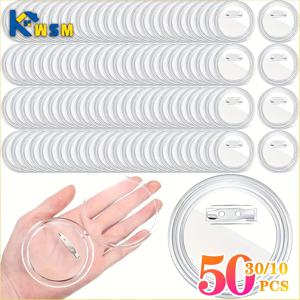 뱃지 만들기 키트 원형 DIY 핀 버튼 용품 맞춤 이름표 브로치 코스프레 파티 공예 할로윈 선물 크리스마스 선물