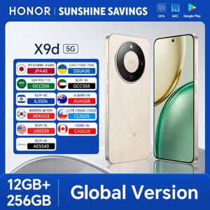 글로벌 버전 HONOR X9d 5G 스마트폰 12GB+256/512GB 6.79인치 120Hz AMOLED 화면 108MP AI 메인 카메라 8300mAh 66W 슈퍼차징